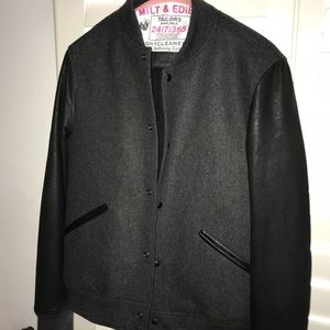 ALLSAINTS Tweed/Leather Jacket